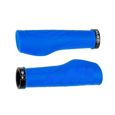 Solodrive Ergonomische Fahrradgriffe aus rutschfestem Gummi, Single Lock-on