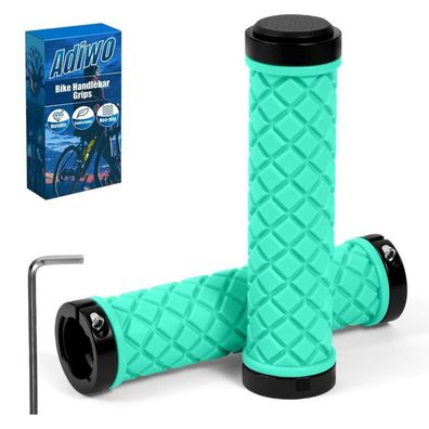 Adiwo Ergonomische Fahrradgriffe für 22,2mm Lenker - Rutschfest & Schnell