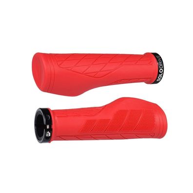 Solodrive Ergonomische Fahrradgriffe aus rutschfestem Gummi, Single Lock-on