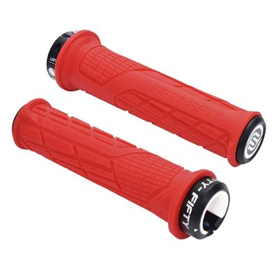 FIFTY-FIFTY MTB Griffe, rutschfeste Gummi Fahrradgriffe, Single Lock-on für