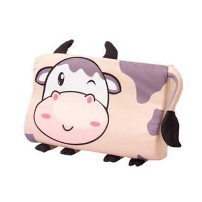Schlummerkids Kinderkissen Kuh 50x30 cm - Ergonomisch, Atmungsaktiv