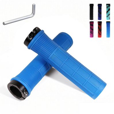 Binudum Fahrradgriffe 22mm Universal Ergonomisch Rutschfest Gummi mit Lock