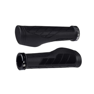 Solodrive Ergonomische Fahrradgriffe MTB aus rutschfestem Gummi, Single