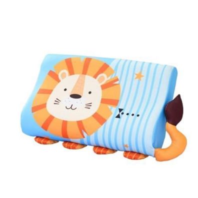 Schlummerkids Kinderkissen Original Löwe, ergonomisch, atmungsaktiv, mit Bezug