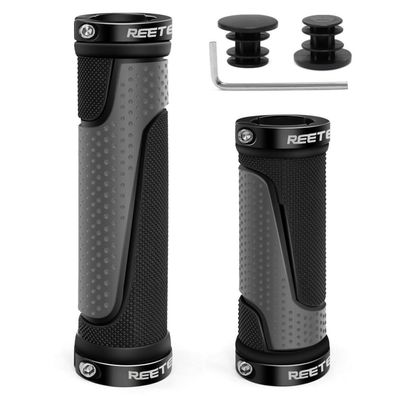 REETEE Ergonomische Fahrradgriffe MTB Lenkergriffe, rutschfest, Aluminium Lock