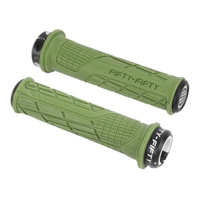 FIFTY-FIFTY MTB Griffe, rutschfeste Gummi Fahrradgriffe, Single Lock-on für