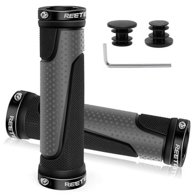 REETEE Ergonomische Fahrradgriffe MTB Griffe mit Doppelverriegelung