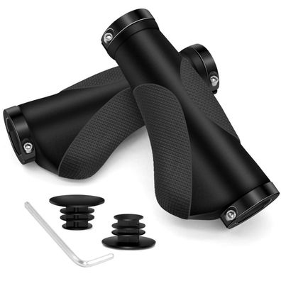 REETEE Fahrradgriffe Ergonomisch MTB Griffe, Rutschfest, Lock-On Design für