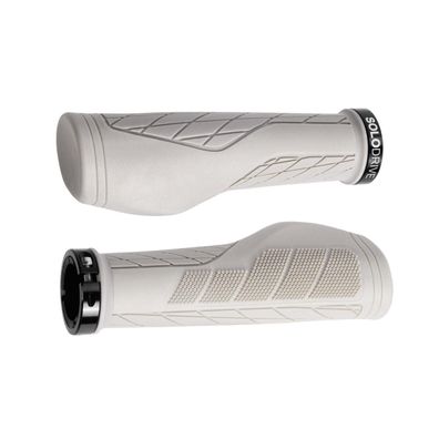 Solodrive Ergonomische MTB Fahrradgriffe, rutschfestes Gummi, Single Lock-on