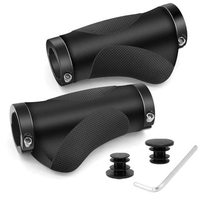 REETEE Fahrradgriffe Ergonomisch MTB Griffe, Rutschfestes Lock-On Design für