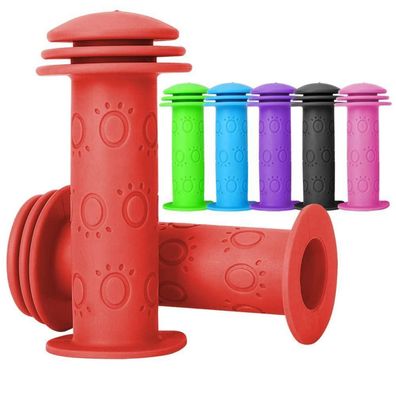 Aluscota Fahrradgriffe Kinder 105mm, 22mm Innendurchmesser, Prallschutz für