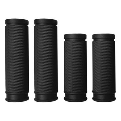 TIKBRO 4er Set Fahrradgriffe Gummi kurz 85mm & 105mm für Twist/Revoshift Lenker