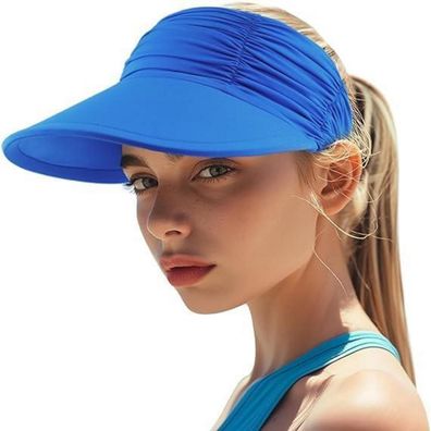 Baynetin Damen Visor Sonnenhut mit Großer Krempe, UV Schutz für Strand und