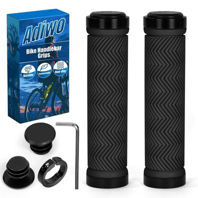 Adiwo Fahrradgriffe Ergonomisch Lenkergriffe Rutschfest Universal für 22,2mm