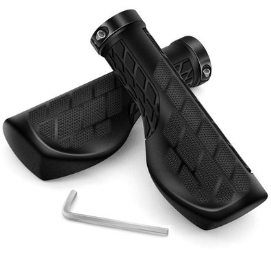REETEE Fahrradgriffe Ergonomisch für 22,2 mm Lenker, Rutschfestes Gummi MTB