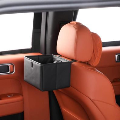 Qirc Auslaufsicherer Auto-Mülleimer, universeller hängender Auto-Müllbeutel