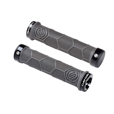 FIFTY-FIFTY MTB Fahrradgriffe aus rutschfestem Gummi, Double Lock-on, für