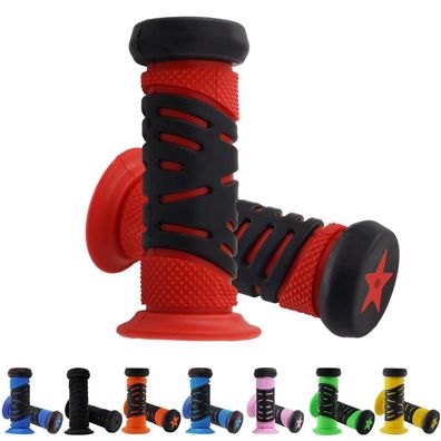 TOKSEO Fahrradgriffe Kinder 22mm, 95mm Länge, Gummi Lenkergriffe für Roller