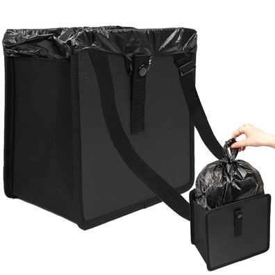Dulooca Automüllbehälter faltbar, hängend, auslaufsicher, 7 Liter Kapazität