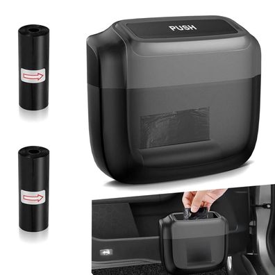 DabbOo Mini Auto Mülleimer mit Deckel - Wasserdicht, vielseitig einsetzbar