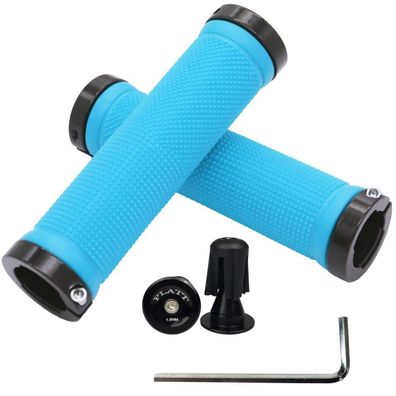 PLATT Fahrrad Lenkergriffe für Mountainbike/BMX, rutschfest, weich, Gummi, mit