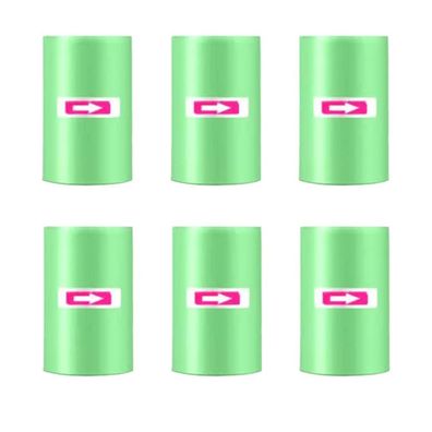 Einesin Müllbeutel, 120 Stück, 6 Rollen, Klein Biologisch Abbaubar, Robust, für
