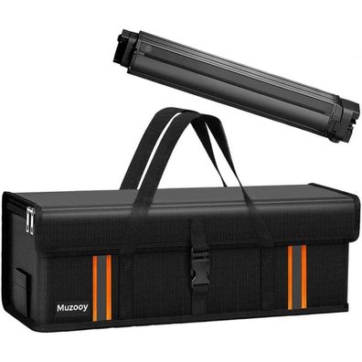 Muzooy Ebike Akku Tasche M - Feuerfest, Wasserdicht, Explosionssicher, Lipo