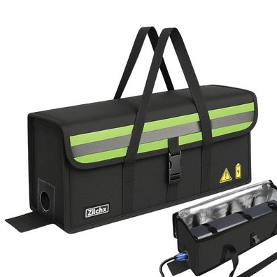 Zilchx Ebike Akkutasche Feuerfest bis 2300°C, 8-Schichten Brandschutzbox