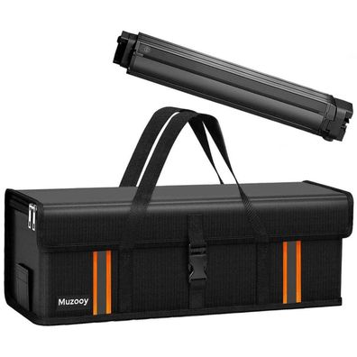 Muzooy Ebike Akku Tasche, feuerfest bis 2300°C, wasserdicht & explosionssicher