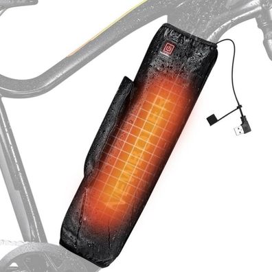 WLDOCA Beheizte E-Bike Akku-Hülle - Wasserdichte Thermo-Schutzhülle für