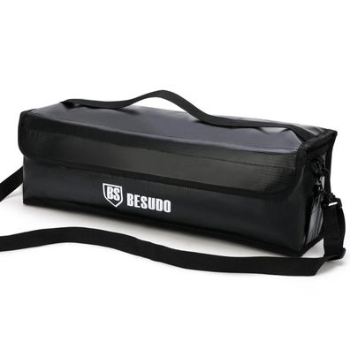 Besudo E-Bike Akku Tasche L - Feuerfeste & Wasserabweisende Schutztasche für