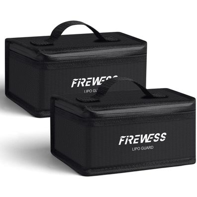 Firewess Lipo Safe Bag - Feuerfeste Tasche für Akkus, 2 Stück