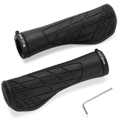Fahrradgriffe Ergonomisch, 1 Paar 22,2 mm Lenkergriffe, Rutschfest, Lock-On