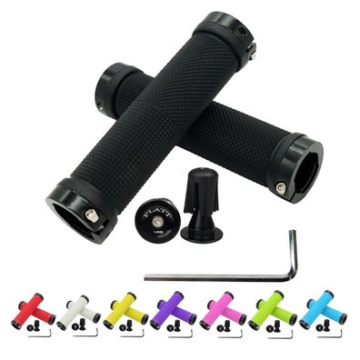 PLATT Rutschfeste Weiche Gummi Lenkergriffe für Mountainbike/BMX, Schwarz