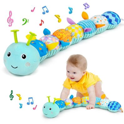 Lypsochaat Baby Spielzeug Raupe Musikspielzeug, Montessori Sensorik Spielzeug