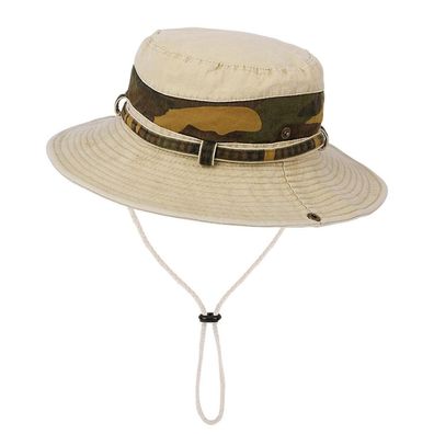 Sakthivel Sonnenhut Herren Sommerhut UV Schutz Baumwolle Faltbar Safari Hut