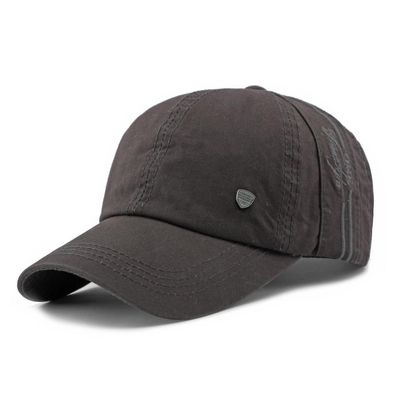 YAMEE Baseball Cap Herren Retro Dunkelgrau - Exquisite Stickerei, Sonnenschutz