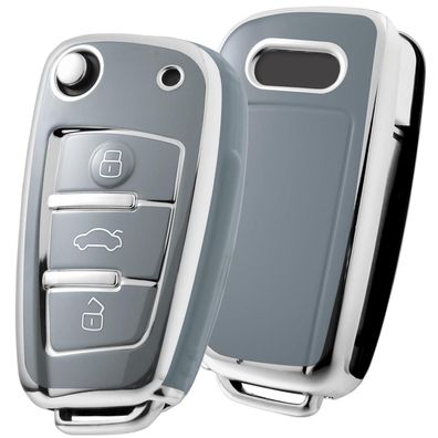 Oatsbasf Autoschlüssel Hülle für Audi A1 A3 A4 A6 Q3 Q5 Q7 S3 R8 TT - TPU