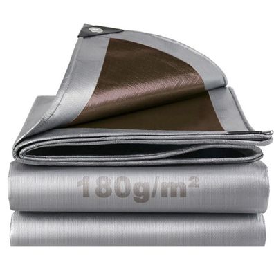 SHANNA Abdeckplane 2x3 m, 180 g/m² PE Schutzplane mit Ösen, UV-stabil