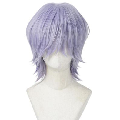 Topcosplay Lange Rosenrot Perücke Damen mit Pferdeschwanz für Anime Cosplay