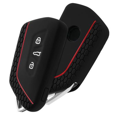 Oatsbasf Silikon Autoschlüssel Hülle für VW Golf 8, Seat Leon MK4, ID.3, ID.4