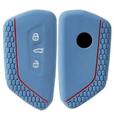 Oatsbasf Silikon Autoschlüsselhülle für VW Golf 8, ID3-7, Seat Leon MK4