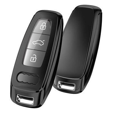 Oatsbasf Schutzhülle aus Silikon TPU für Audi Autoschlüssel A6L A6 A7 A8 Q7 Q8