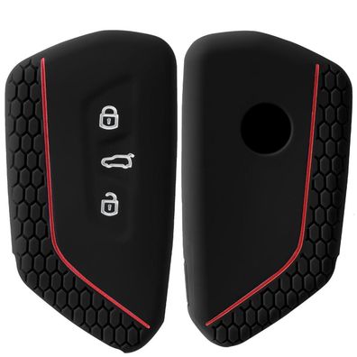 Oatsbasf Silikon Autoschlüsselhülle für VW Golf 8, ID3-7, Seat Leon MK4
