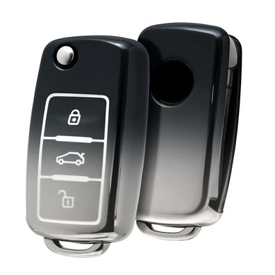 Oatsbasf Gradient-TPU Autoschlüssel Hülle für VW, Skoda, Seat - 3 Tasten