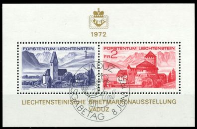 Liechtenstein BLOCK Kleinbogen Block 9 ESST S545026