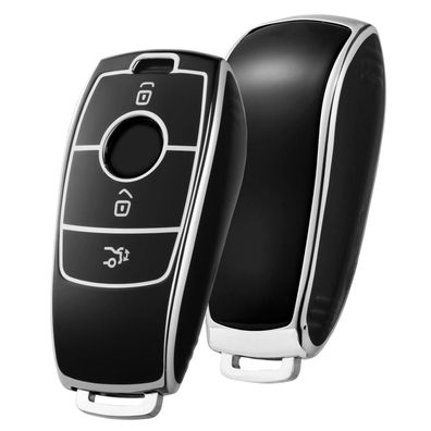 Oatsbasf Autoschlüssel Hülle für Mercedes Benz E-Klasse S-Klasse, TPU