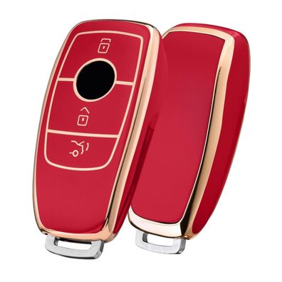 Oatsbasf Autoschlüssel Hülle für Mercedes Benz E-Klasse S-Klasse, TPU