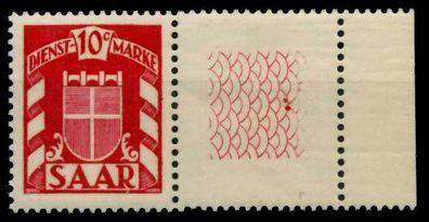 SAAR Dienstmarken Nr 33Lr postfrisch SRA X7C7946