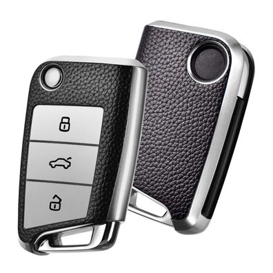Oatsbasf Autoschlüssel Hülle für VW Golf 7, Polo, Tiguan, Skoda, Seat